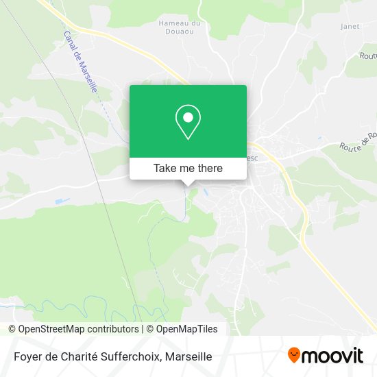 Foyer de Charité Sufferchoix map