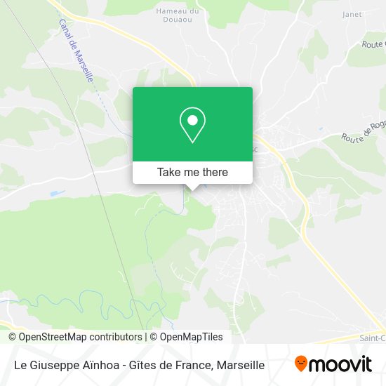 Le Giuseppe Aïnhoa - Gîtes de France map