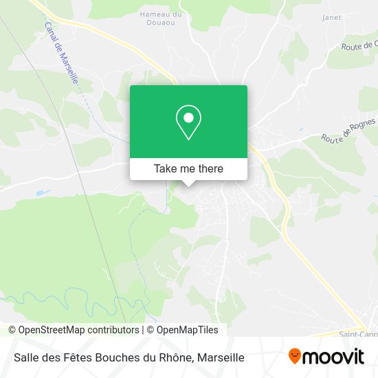 Salle des Fêtes Bouches du Rhône map