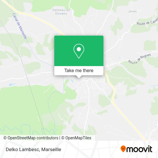 Delko Lambesc map