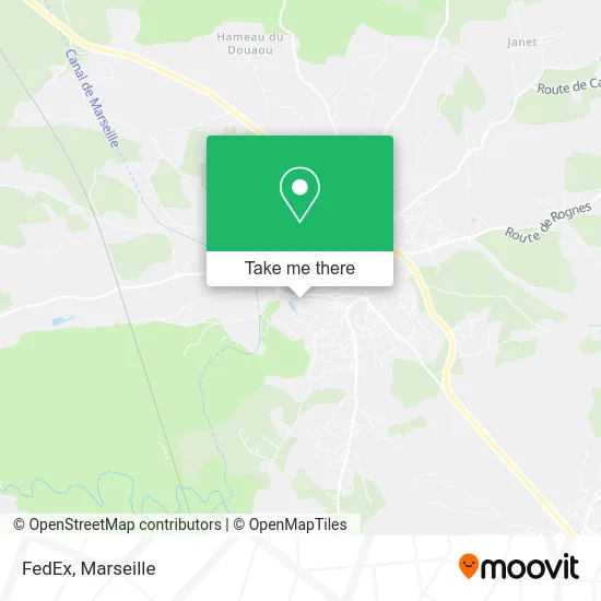 FedEx map