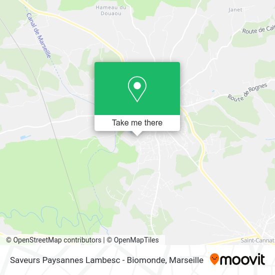 Saveurs Paysannes Lambesc - Biomonde map