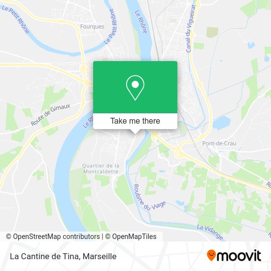 La Cantine de Tina map