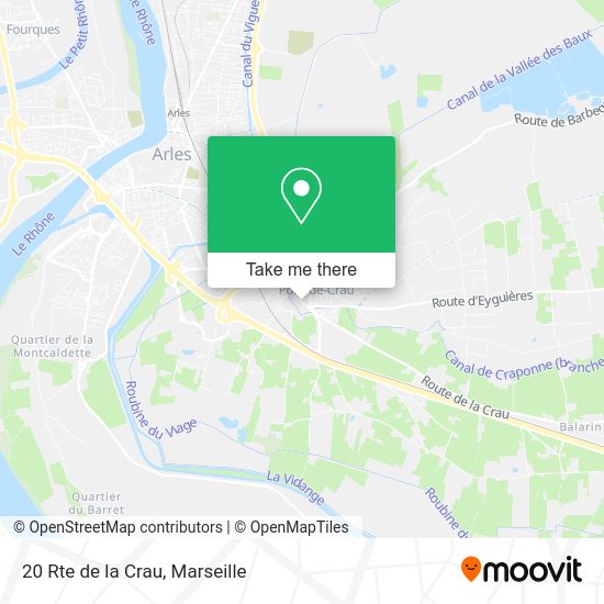 20 Rte de la Crau map