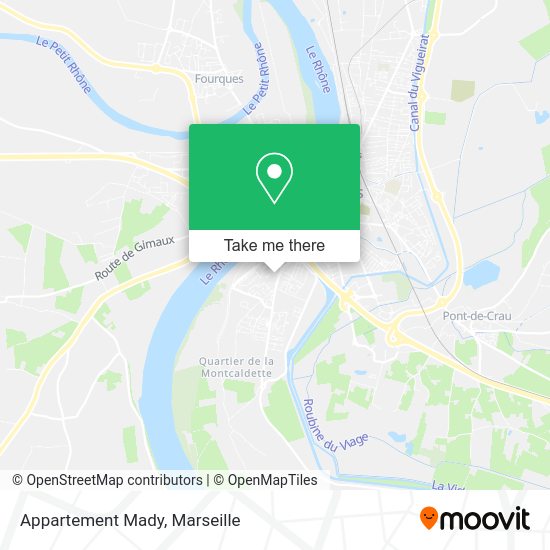 Appartement Mady map