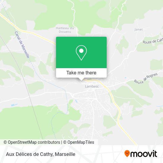 Aux Délices de Cathy map