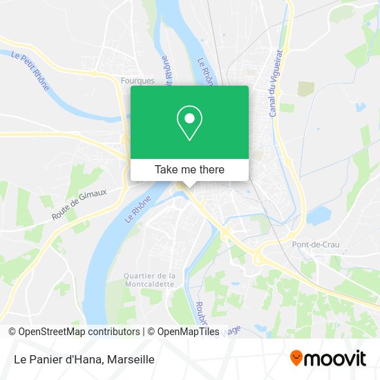 Le Panier d'Hana map