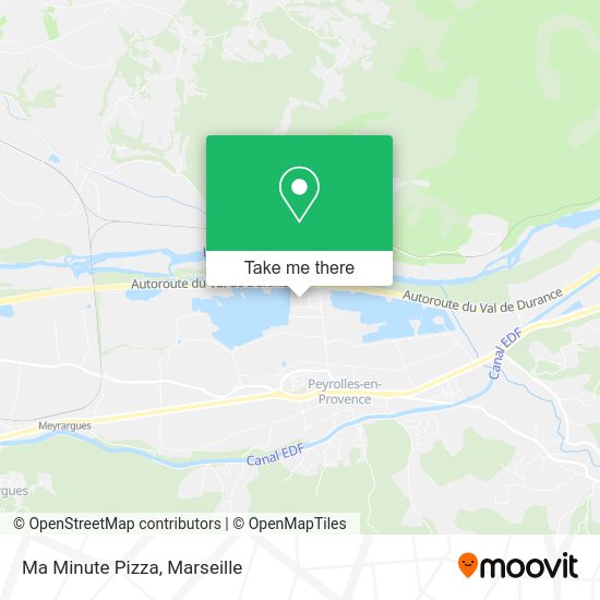 Ma Minute Pizza map