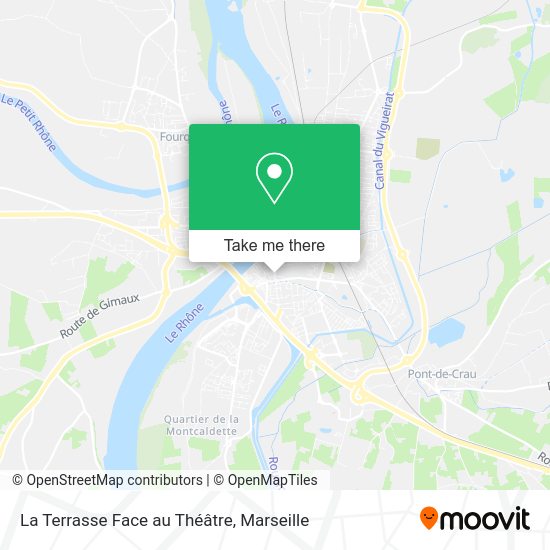 La Terrasse Face au Théâtre map