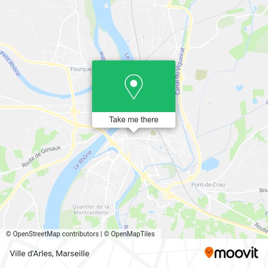 Ville d'Arles map