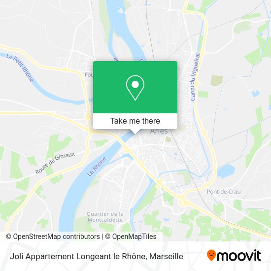 Joli Appartement Longeant le Rhône map