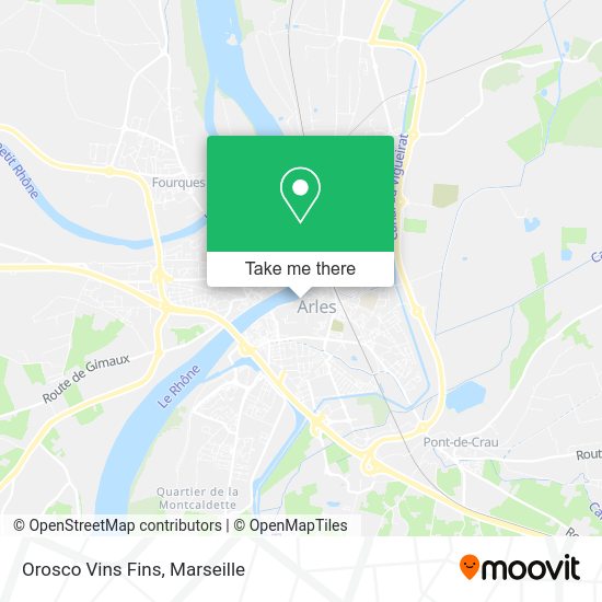 Orosco Vins Fins map