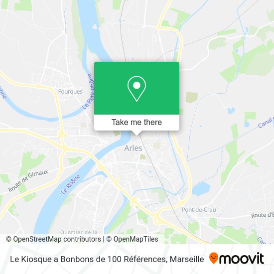 Le Kiosque a Bonbons de 100 Références map