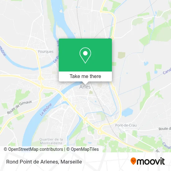 Rond Point de Arlenes map