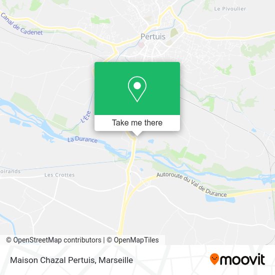 Maison Chazal Pertuis map