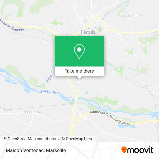 Maison Ventenac map