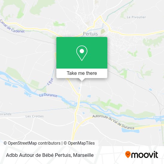 Adbb Autour de Bébé Pertuis map