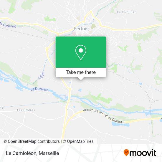 Le Camioléon map