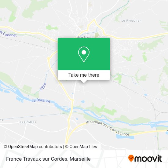 France Travaux sur Cordes map