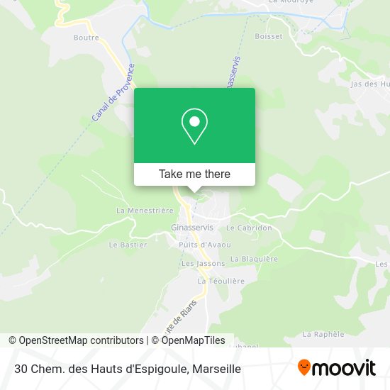 30 Chem. des Hauts d'Espigoule map
