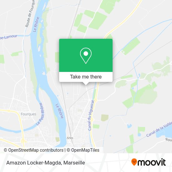Amazon Locker-Magda map