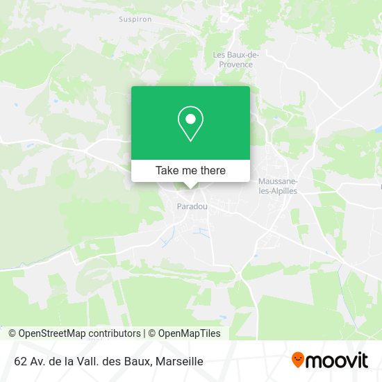62 Av. de la Vall. des Baux map