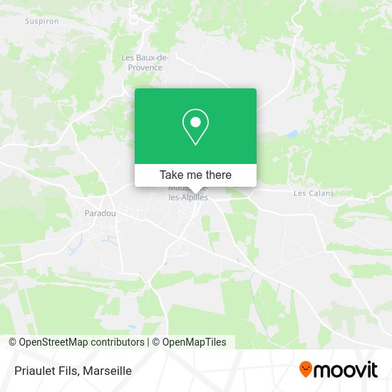 Priaulet Fils map