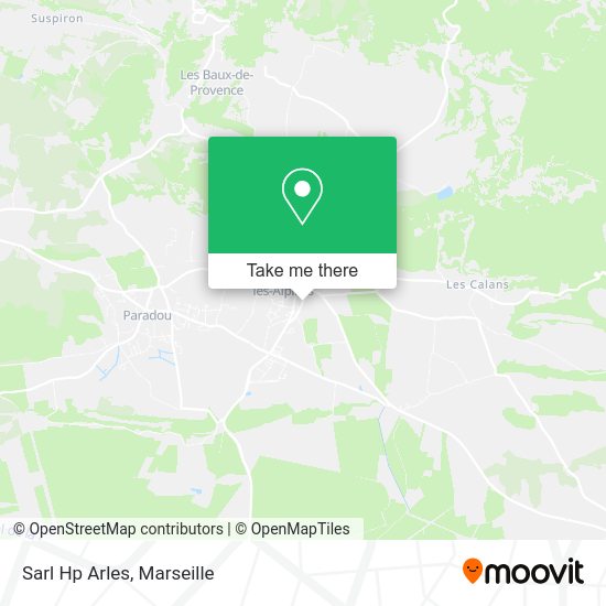 Sarl Hp Arles map