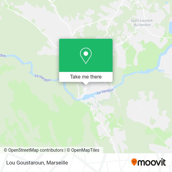 Lou Goustaroun map