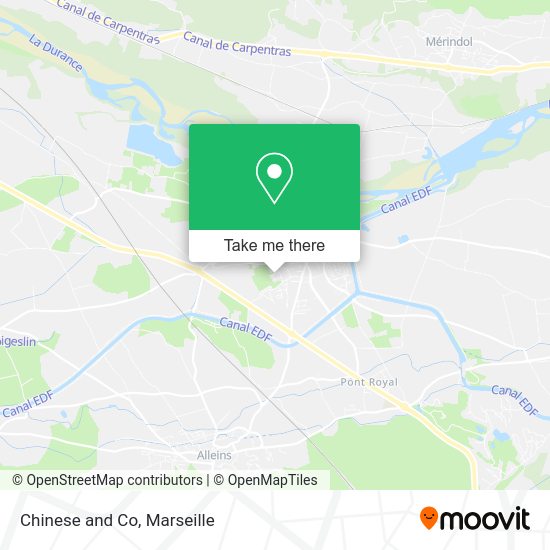 Chinese and Co map