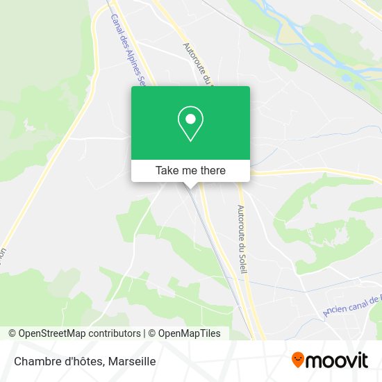 Chambre d'hôtes map