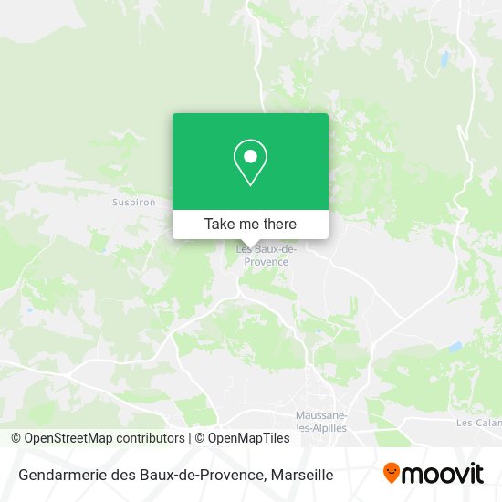 Gendarmerie des Baux-de-Provence map