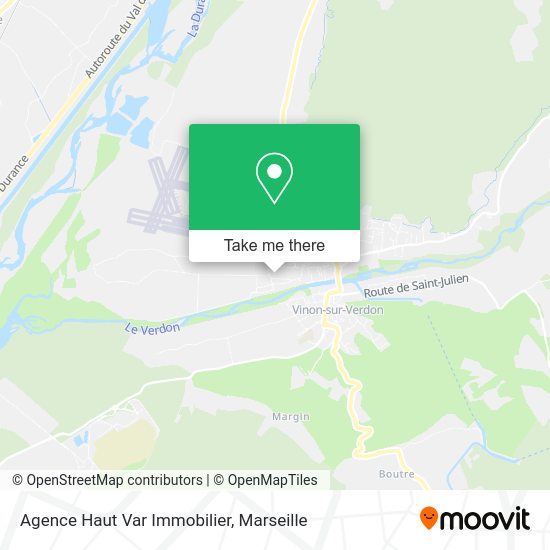 Agence Haut Var Immobilier map