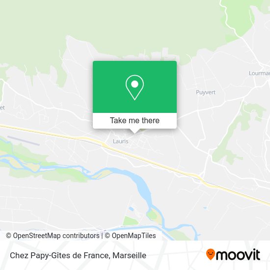 Chez Papy-Gîtes de France map