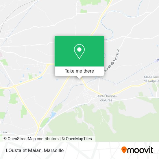 L'Oustalet Maian map