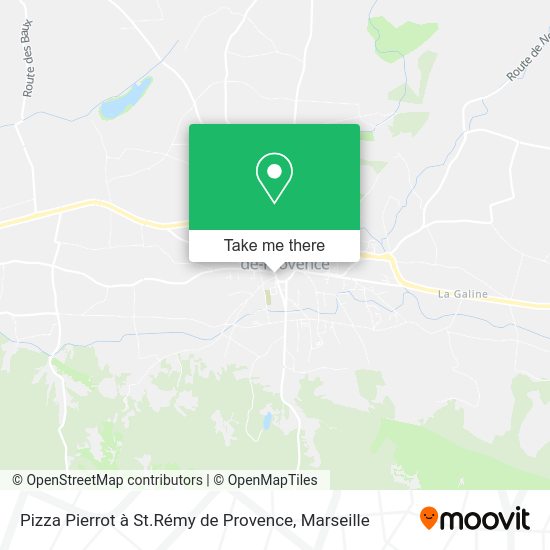 Pizza Pierrot à St.Rémy de Provence map