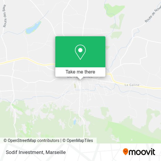 Sodif Investment map