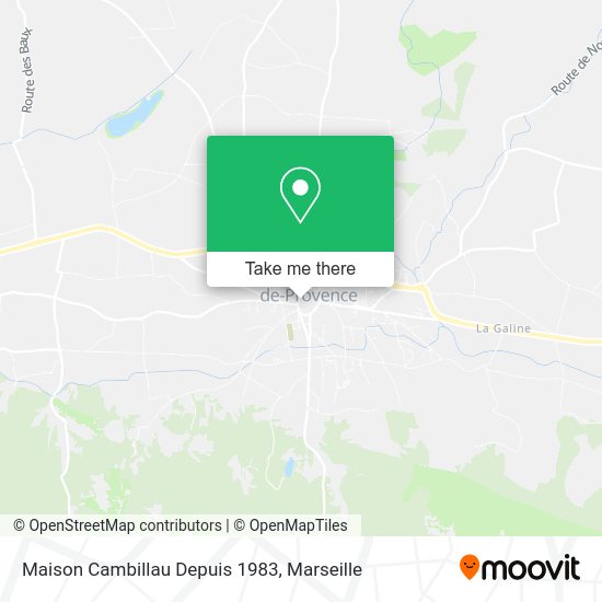Maison Cambillau Depuis 1983 map
