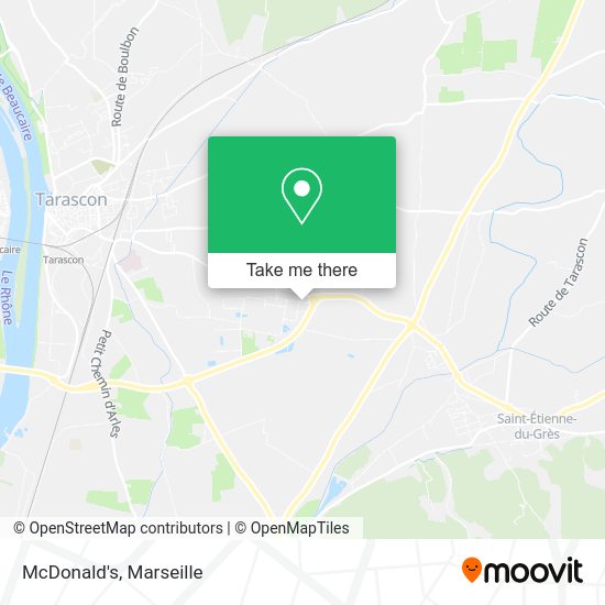 McDonald's map