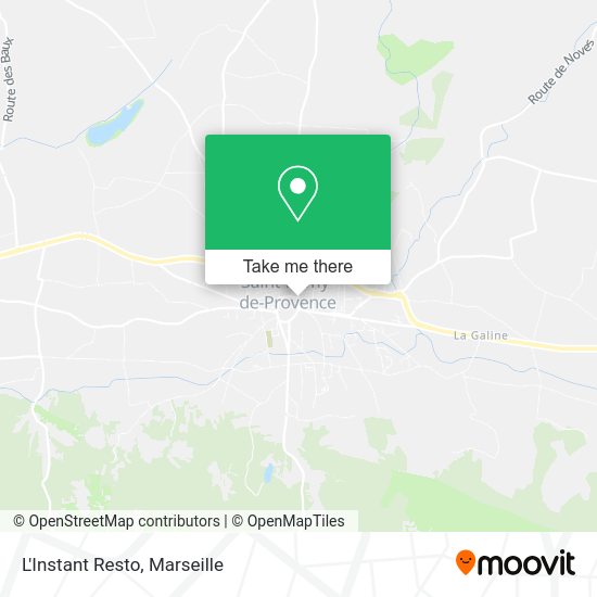L'Instant Resto map