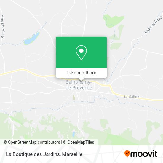 La Boutique des Jardins map