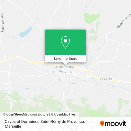 Caves et Domaines Saint-Rémy de Provence map
