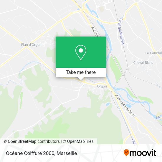 Océane Coiffure 2000 map