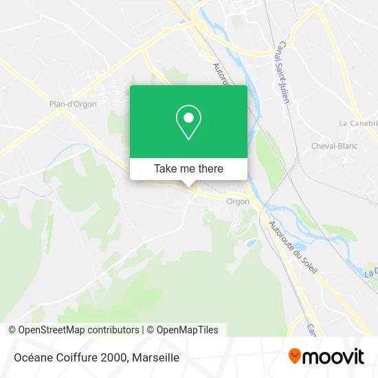 Océane Coiffure 2000 map