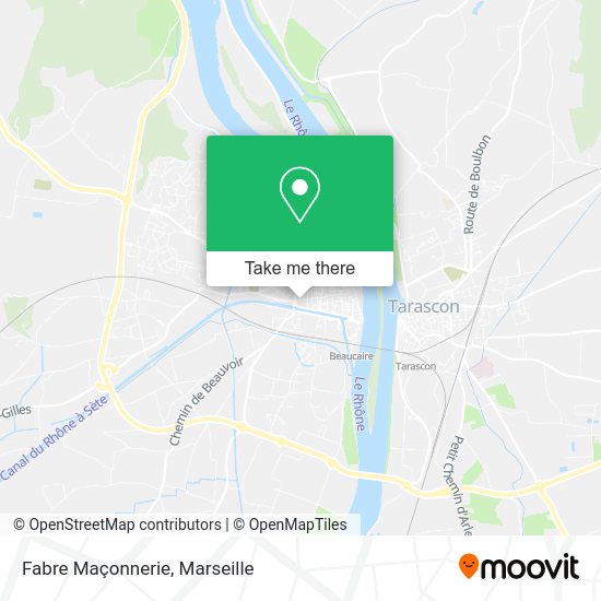 Fabre Maçonnerie map