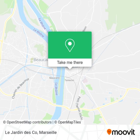 Le Jardin des Co map