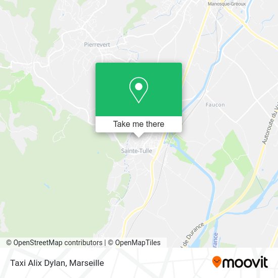Taxi Alix Dylan map