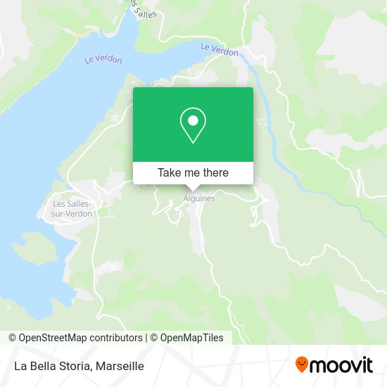 La Bella Storia map