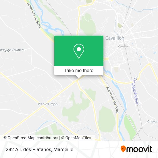 282 All. des Platanes map