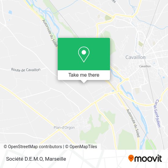 Société D.E.M.O map